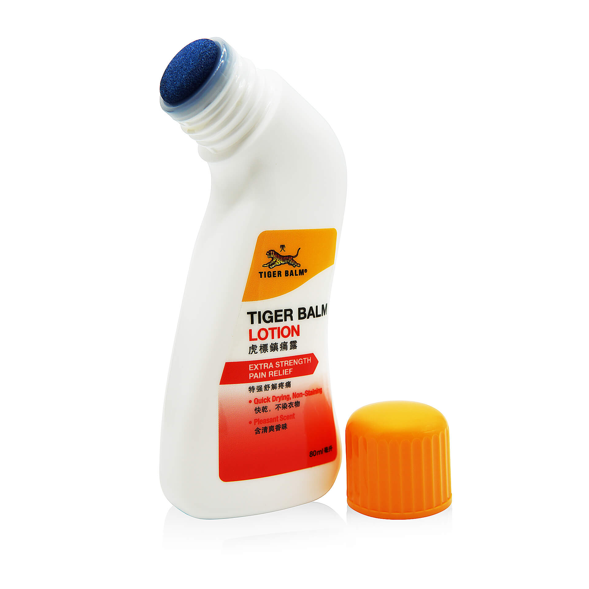 Tiger Balm Lotion - Front View (Product without Packaging): Explore the front view of the Tiger Balm Lotion product without its packaging.